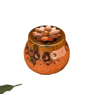 Stylish Metal <b>Small</b> <b>Jar</b> With Lid For Storage And Decor Elegant Metal Mini <b>Jar</b> For Spices Jewelry And Storage - Product Image 5