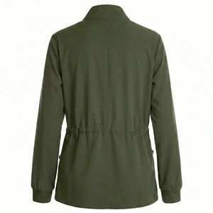 Chaqueta Quirúrgica Profesional Personalizada para Hospital, Cuello Alto, Mangas Largas, Puños Acanalados, Venta al por Mayor, Exportación de Chaquetas Quirúrgicas - Product Image 3