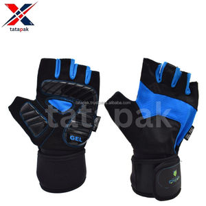 Guantes de levantamiento de pesas de calidad de exportación 2025, guantes de gimnasio de medio dedo para adultos Unisex, guantes con su propio logotipo - Product Image 3