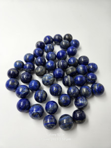 Esfera de lapislázuli a granel de calidad superior, Mini Bola de piedras preciosas pulida de alto grado de 30mm para meditación Feng Shui-decoración de regalo - Product Image 6