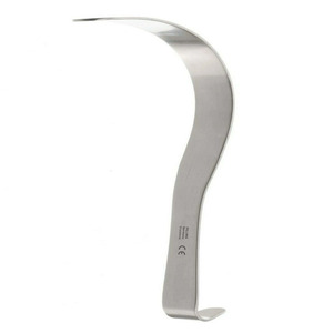Retractor Deaver de Jamso Industries JI-4046, 10 Pulgadas, Hoja de 1 Pulgada de Ancho, Mango con Gancho, Instrumento Quirúrgico con Certificación CE - Product Image 1