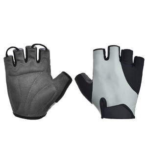 Gants de cyclisme unisexes personnalisés pour le sport en plein air, demi-doigts, flexibles, légers, pour la course sur route, avec deux boucles pour les petits doigts - Product Image 1