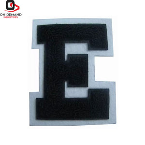 Durable Chenille Letter <b>Patches</b> Personalized Embroidered Fabric <b>Applique</b> Custom Logo Design For Clothing Accessories - Product Image 4