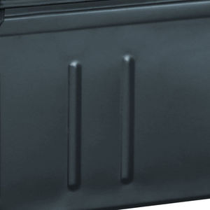 Factory <b>Chest</b> Stackable <b>Storage</b> Box Set Rectangular Hinged Lid Industrial Style Black for Garage Use Trunks - Product Image 3