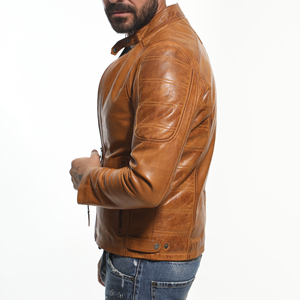 2026 Fashion <b>Mens</b> <b>Leather</b> <b>Jacket</b> Slim Fit Stand Collar <b>Jacket</b> Male Anti-wind Motorcycle Lapel Diagonal Zipper <b>Jackets</b> <b>Men</b> - Product Image 6