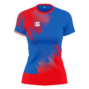 Camisetas Deportivas Sublimadas con Diseño Personalizado, MOQ Bajo, para Maratón, Cuello Redondo, Transpirables, de Secado Rápido, Poliéster, Estampado Corto - Product Image 3