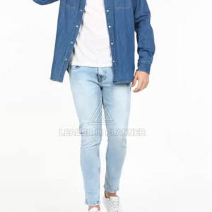 Diseño de logotipo personalizado, pantalones vaqueros de secado rápido, hechos en Pakistán, pantalones vaqueros de bajo precio en venta - Product Image 4