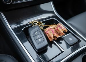 Hand Carved Wooden Elephant Keychain Set | Indian Artisan Craftsmanship - Product Image 5