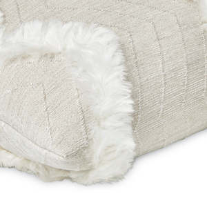 Terra 065 Minimalist Quilted Decorative <b>Pillow</b> Cover Envelope Closure Includes Insert for Home Decor <b>Throws</b> Removable Feature - Product Image 1