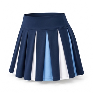 Jupe de tennis pour femme à séchage rapide, anti-humidité, de qualité supérieure, couleur rose, taille ajustable, avec poche pour balle - Product Image 3