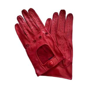 Custom Fingerless or Full Finger Sheepskin Leather Unisex High Quality Leather Driving <b>Gloves</b> Full Finger Waterproof Non-Slip - Product Image 6