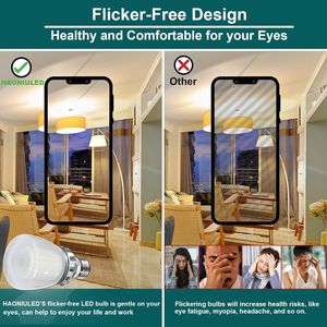 Lampadine LED A19 Equivalenti a 250 Watt, 3670LM, Bianco Neutro 4000K, 27W E26, Lampadina LED a Pannocchia 2700K, Bianco Caldo 3000K, Luce Diurna - Product Image 6