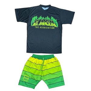 T-shirts et shorts personnalisés pour hommes, 100% coton jersey, anti-boulochage, impressions numériques par sublimation DTG, écologiques, séchage rapide, respirants - Product Image 2