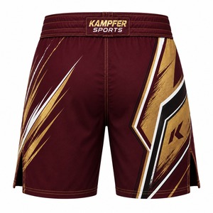 Pantalones Cortos de MMA de Alta Calidad para Hombre, 100% Poliéster, Tejido Elástico, Secado Rápido, Transpirables, Ropa de Moda, Entrenamiento de Lucha UFC - Product Image 4