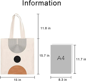 Wholesale New Style Custom Printed Logo <b>Tote</b> Shopping Cotton <b>Canvas</b> Bag Female <b>Canvas</b> Ins Cute Large With Handle Bag <b>Canvas</b> <b>Tote</b> - Product Image 2