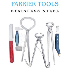 Kit de Recorte y Prueba de Pezuñas con Pinza para Potros, Herramienta de Detección de Dolor, Amortiguador de Presión, Pinza de 12 pulgadas, Cuchilla para Recorte de Bucles y Suelas - Product Image 5