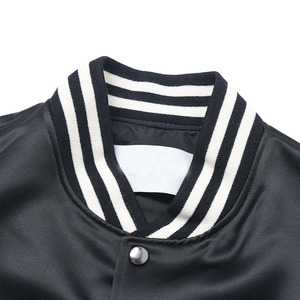 Veste universitaire noire pour homme, couleur unie, col rabattu, manches classiques, fermeture à boutons, style décontracté pour l'automne - Product Image 6