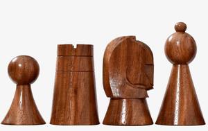 Piezas de ajedrez de lujo reproducción del Memorial de la Guerra Australiano, en madera de Sheesham y boj natural, al mejor precio. - Product Image 4