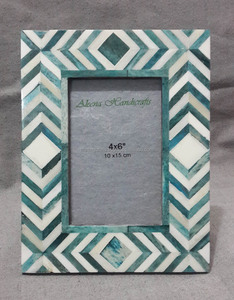 กรอบรูปทำจากไม้แม่ลูกมุกแบบฝังมีขนาดและสีที่กำหนดเองได้สำหรับตกแต่งบ้าน - Product Image 3