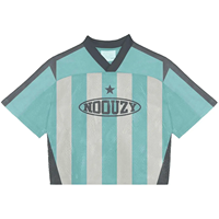 Maillot de football américain personnalisé imprimé, coupe ample vintage, col en V, jersey ample et court, service OEM, uniformes d'été