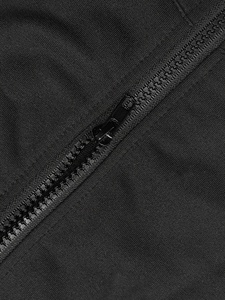 Ensemble de sweat-shirt sans manches à capuche noir pour homme, couleur unie, en molleton français, décontracté, tricoté, pour l'été, respirant - Product Image 6
