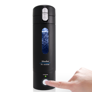 Bouteille d'eau ionisante USB en titane à revêtement platine Buder HI-TA13, produisant de l'hydrogène, 350 ml, 0,8-1,0 PPM, 50 GPD, pour voiture, camping-car, hôtel, usage domestique - Product Image 1