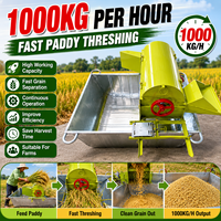 Décortiqueuse de riz à moteur essence Backbone pour petites exploitations agricoles, prête pour le champ, modèle TD80