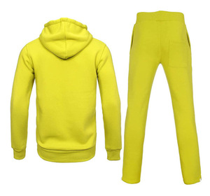 Sudadera con capucha y cremallera con logotipo personalizado, conjunto deportivo para correr para hombre - Product Image 3