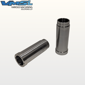 Casquillo de Eje de Acero Inoxidable de Precisión con Ranura para Junta Tórica y Orificios Perforados Cruzados, Mecanizado CNC Personalizado - Product Image 1