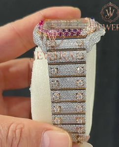 Mossinate Luxury Stainless Steel Gold and Silver Diamond <b>Watch</b> Elegant Timepiece with Genuine Diamonds <b>for</b> Men and Women - Product Image 5