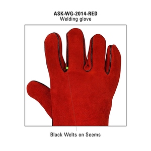 Gants de soudage en cuir de vachette de haute qualité, résistants à la chaleur et aux étincelles, pour travaux lourds, lutte contre les incendies, construction, soudeurs - Product Image 3