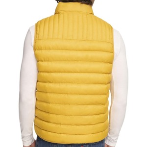 Gilet matelassé pour homme de qualité supérieure, manteau d'hiver en duvet jaune, sans manches, fermeture éclair, imperméable, pour garçons - Product Image 4