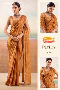 คอลเลกชันเสื้อส่าหรีปักลายสวยงามทันสมัยจากผู้ผลิตในเมืองสุรัต ประเทศอินเดีย - Product Image 6