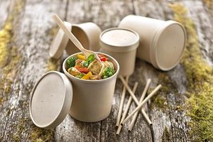 16oz <b>Microwave</b> Safe <b>Soup</b> <b>Containers</b> for Restaurants Food Trucks and Takeout Counters Hot Beverages <b>Soups</b> and Pasta Round Boxes - Product Image 3