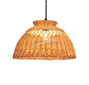 Handmade Bamboo Rattan Chandelier Modern Design <b>Hanging</b> Lamp for Restaurant Hotel and Home-for Living Room and Bedroom - Product Image 1