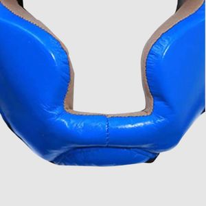 Casco Profesional de Boxeo MMA de PU Azul Resistente para Artes Marciales y Sparring OEM - Product Image 3