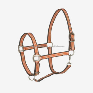 Licol réglable cheval de bonne qualité pour courses, rayé, de plusieurs couleurs, produits d'équitation, sur mesure, 1 pièce - Product Image 6