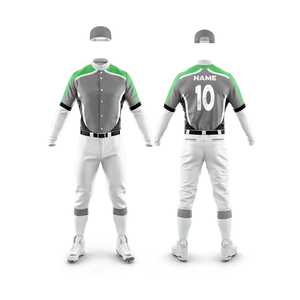 Camiseta de béisbol a rayas estampada 100% poliéster, uniforme de béisbol de color personalizado, uniforme con logotipo personalizado para hombre, de calidad económica. - Product Image 3