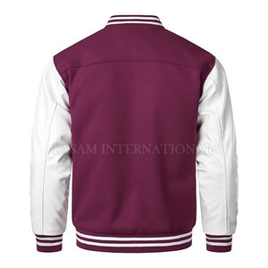 New Design Custom Made <b>Men</b> Letterman Winter <b>Jacket</b> Wholesale Comfortable <b>Men</b> Letterman <b>Jacket</b> - Product Image 3