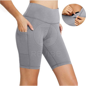กางเกงขาสั้นออกกำลังกายเอวสูงสำหรับผู้หญิง Pro Comfort เนื้อผ้าสแปนเด็กซ์/โพลีเอสเตอร์ ระบายอากาศได้ดี กระชับพอดีตัว เหมาะสำหรับการออกกำลังกาย - Product Image 3