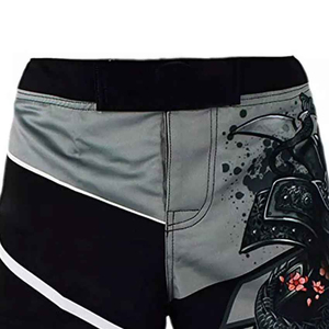 Shorts de boxe de haute qualité, logo d'équipe personnalisé, shorts de combat respirants et à séchage rapide, vêtements de sport pour l'entraînement et la pratique. - Product Image 4