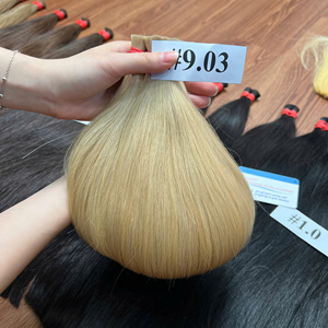 Cabello humano a granel de muy alta calidad, las mejores extensiones de cabello, hermosas, muy brillantes y suaves, fáciles de aplicar, lisas y naturales. - Product Image 1