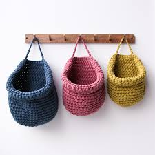 Cesta Colgante Circular de Algodón Tejido a Crochet, Elegante y Hecha a Mano, Organizador Floral de Pared, Ecológico, para Baño y Hogar - Product Image 2