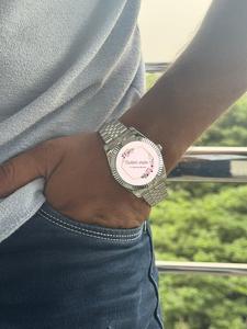 Reloj de Pulsera de Cuarzo de Acero Inoxidable de Lujo para Hombre, Redondo, Analógico, Automático, Estilo Hip Hop, Perfecto para Uso Diario, Casual, de Negocios, Regalo - Product Image 2