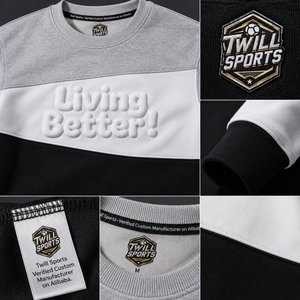 เสื้อสเวตเชิ้ตน้ำหนักเบาแบบใหม่ปี 2026 ขายส่ง เสื้อเปล่าเรียบๆ พิมพ์ลายได้ ทรงโอเวอร์ไซส์ เสื้อสปอร์ตผู้ชาย พิมพ์ลายพัฟฟ์ มีจำหน่ายแล้ว - Product Image 4