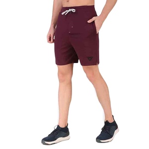 Latest 2024 Men's Shorts Customized Own Your Logo OEM Two Side Zipper Pockets Drawstings High Quality Red <b>Colour</b> Cheap Prices - Product Image 1