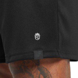 Shorts de sport pour homme, coupe régulière, 7 pouces, légers, pour entraînement, course à pied, fitness, noir - Product Image 4