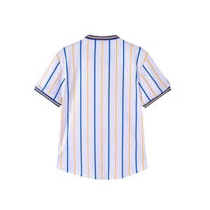 Maillot de baseball rayé noir SGRho pour femme, chemise de sport de sororité blanche, maillot d'équipe athlétique boutonné avec lettres grecques, personnalisable - Product Image 2