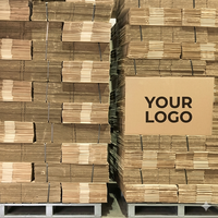 High Durability Waterproof Corrugated Wood Pulp Paperboard Roll Eco Friendly Recyclable Custom Size Thickness E-commerce