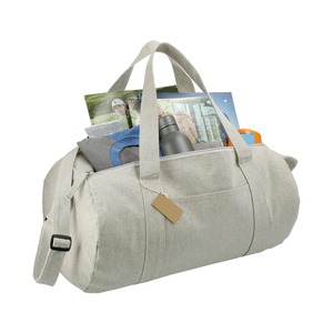 กระเป๋าเดินทางดัฟเฟิลผ้าฝ้าย 100% ปี 2024 สำหรับผู้ชายและผู้หญิง ผลิตจากโรงงาน คุณภาพสูง กันน้ำ รับผลิตตามแบบ - Product Image 3